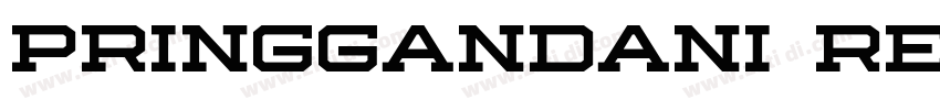 Pringgandani Regular字体转换 Pringgandani Regular字体转换